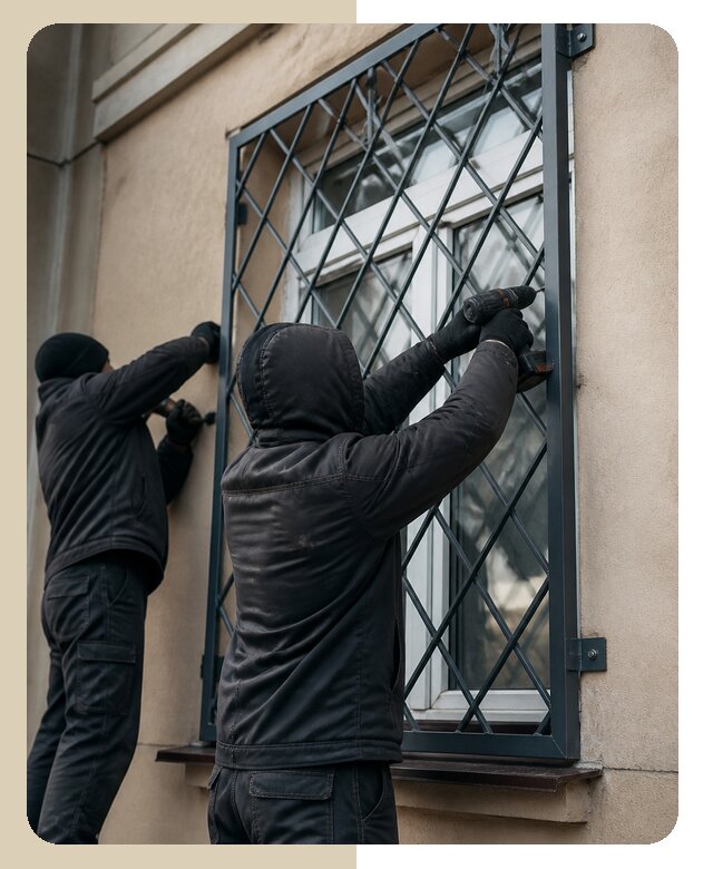 Установка антивандальных решеток на окна в Лабинске